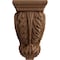 Ekena Millwork 3 1/2"W x 4"D x 7"H Small Acanthus Wood Corbel, Mahogany CORW03X04X07ACGM - alternate 2